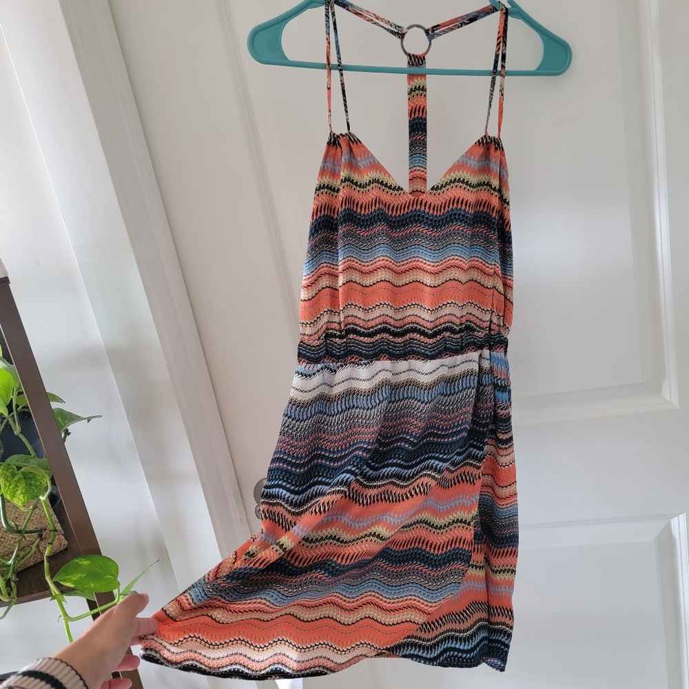 12 Final Price✅️ Great Condition Multicolor Zigzag Pattern Dress